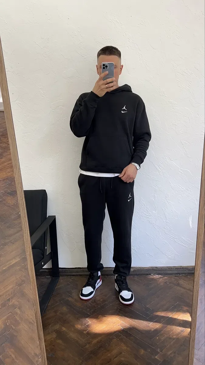 ОРИГІНАЛ ! Спортивний костюм Nike Jordan на флісі — фото 2