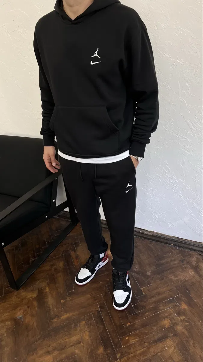 ОРИГІНАЛ ! Спортивний костюм Nike Jordan на флісі — фото 4