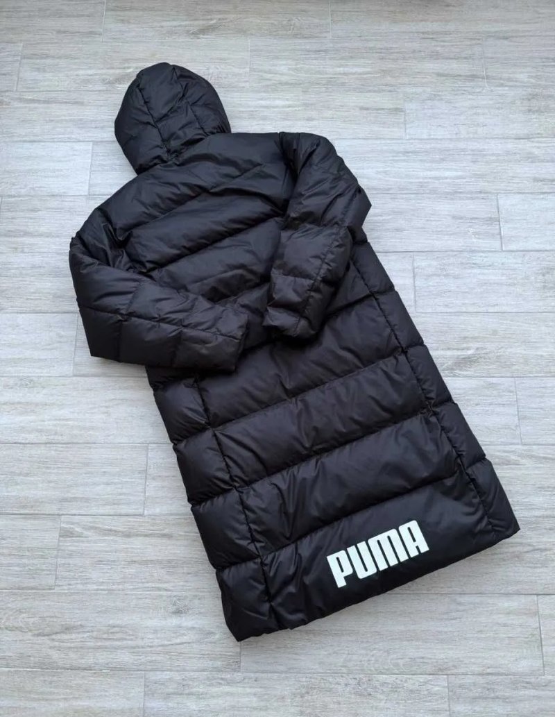 Оригінал! сша! Чоловіча парка puma long oversized down coat 587721-01 пуховик новий стан — фото 3