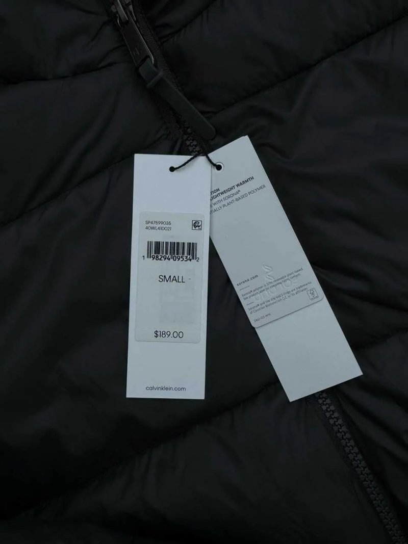 Оригінал! сша! Жіночий пуховик Calvin Klein Hooded Puffer Jacket SP47599035-40WL410 новий стан — фото 7