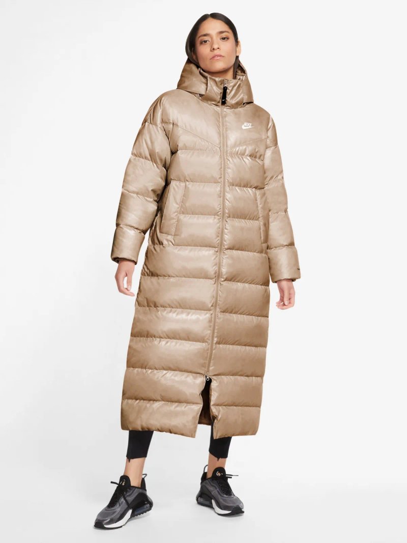 Оригінал! Сша! Жіночий пуховик nike w nsw tf city hd parka dh4081-200 пальто зимове нове — фото 3