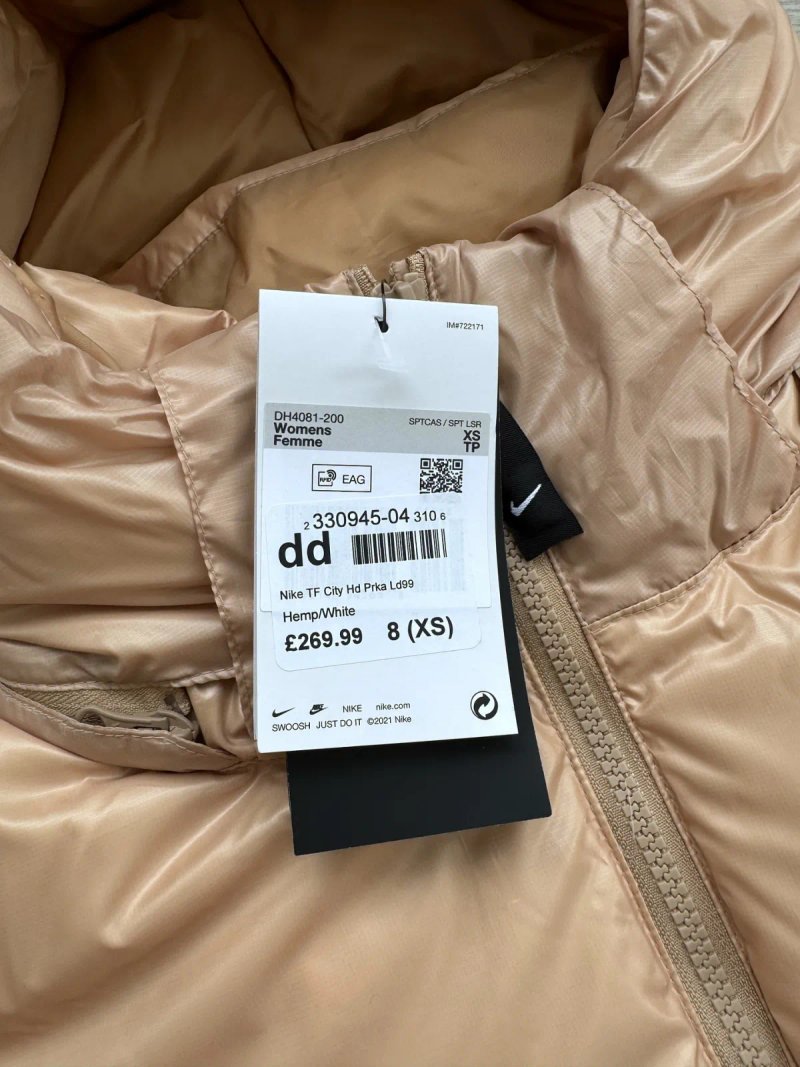 Оригінал! Сша! Жіночий пуховик nike w nsw tf city hd parka dh4081-200 пальто зимове нове — фото 8
