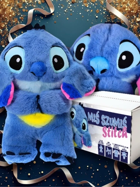 Оригінал стіч шо дихає. Мяка іграшка стич зі звуком Ліло і stich