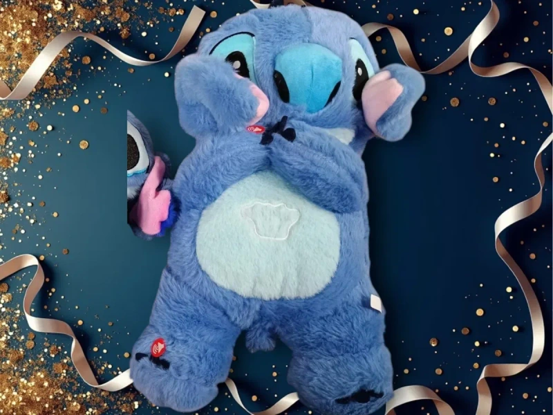 Оригінал стіч шо дихає. Мяка іграшка стич зі звуком Ліло і stich — фото 2