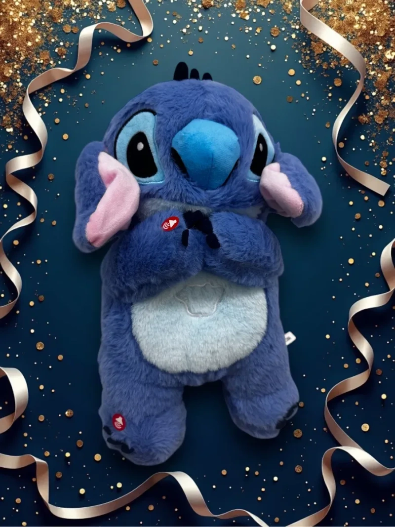 Оригінал стіч шо дихає. Мяка іграшка стич зі звуком Ліло і stich — фото 8