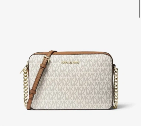 ОРИГІНАЛ! Сумка Michael Kors Jet Set Large Printed Logo Crossbody Bag