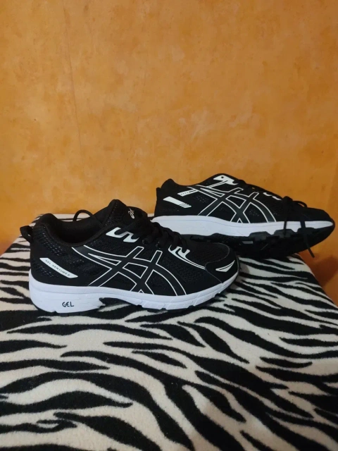 Орігінал (жіночі/чоловічі) ASICS GEL Venture 6 чорні / 38 р. (24 см)