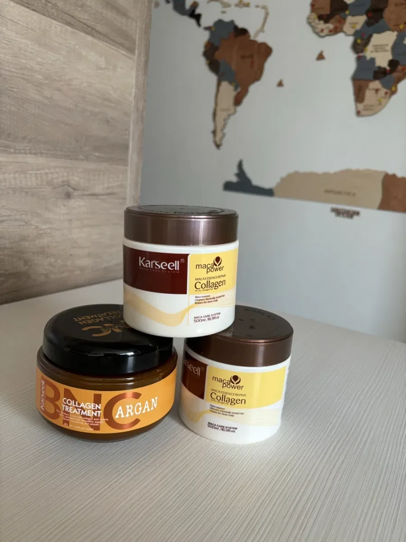 Оригінал ! Знижка !маска Karseell Collagen TreaTment ARGAN 550 ml — фото 4