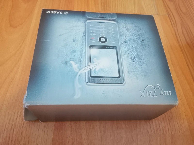 Оригінальна коробка від ретро-телефону Sagem my721X — фото 3