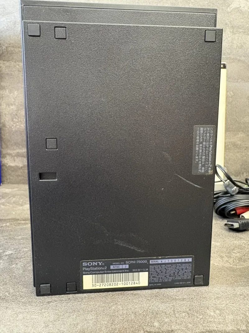 Оригінальна приставка SONY PS2 slim SCPH-77000 ntsc j 100 вольт — фото 4