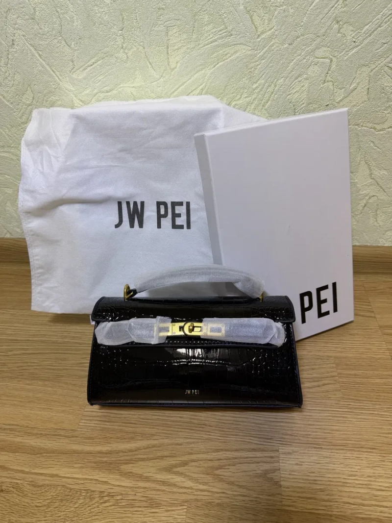 Оригінальна сумка JW PEI Noor Top Handle Bag у чорному кольорі — фото 3