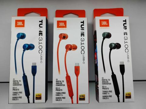 Оригінальні дротові навушники JBL Tune 310C USB-C