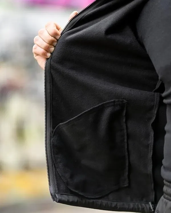 Осінь - зима костюм Stone Island grot 4 / чорний Softshell чоловічий костюм зима осінь на флісовій підкладці теплий / софтшел Stone Island чорний — фото 3
