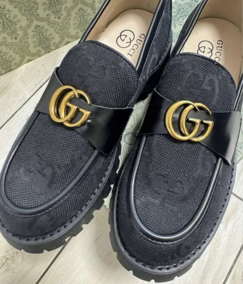 Осінні туфлі лофери Gucci Гуччі взуття — фото 3