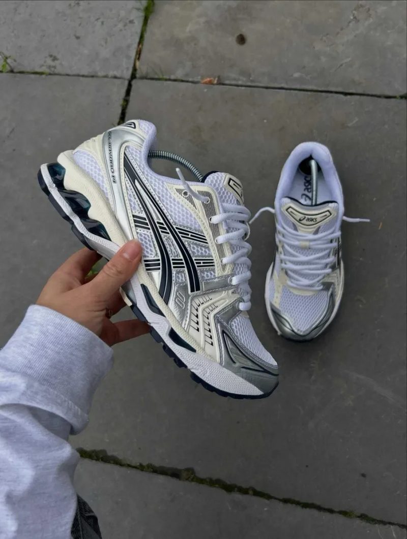 ‼️Останні розміри‼️Кроссовки Asics Gel-Kayano 14 White Midnight/Кросівки Жіночі Асік Гель — фото 2