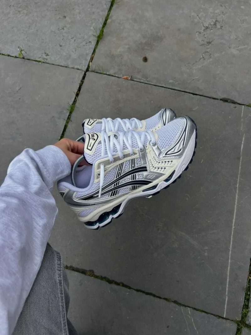 ‼️Останні розміри‼️Кроссовки Asics Gel-Kayano 14 White Midnight/Кросівки Жіночі Асік Гель — фото 3
