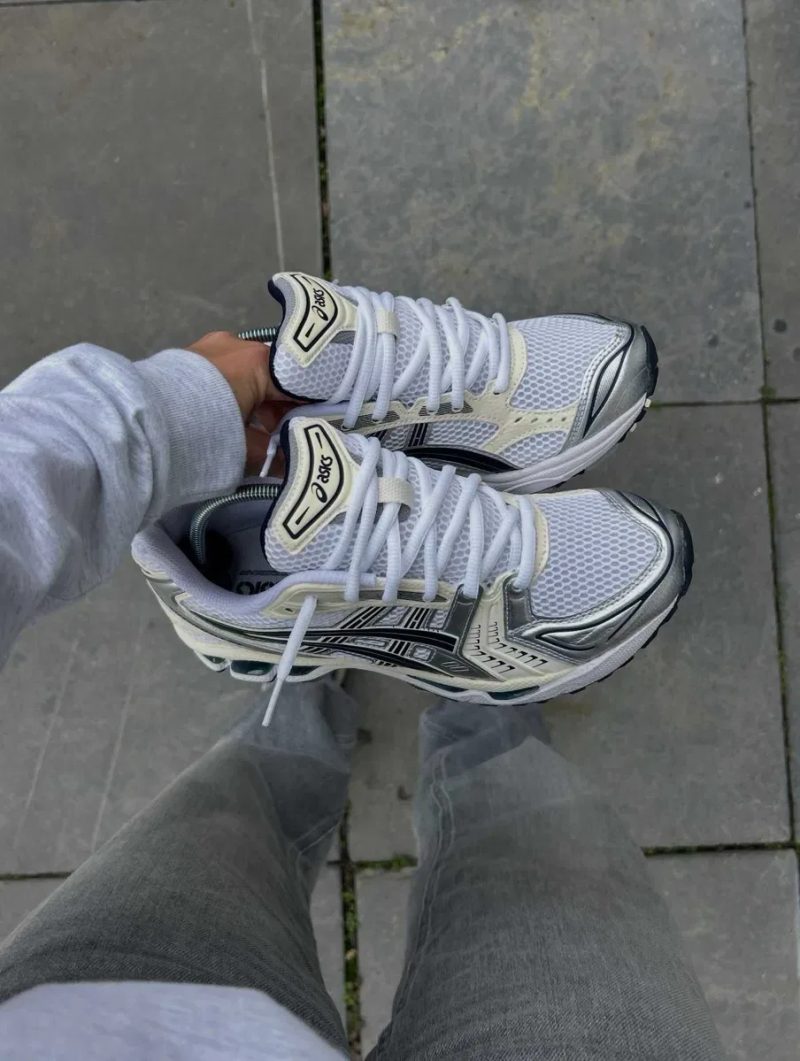 ‼️Останні розміри‼️Кроссовки Asics Gel-Kayano 14 White Midnight/Кросівки Жіночі Асік Гель — фото 4