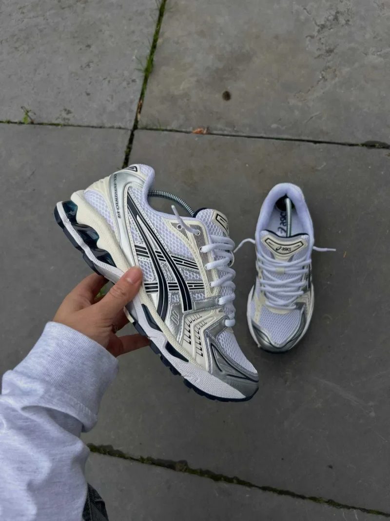 ‼️Останні розміри‼️Кроссовки Asics Gel-Kayano 14 White Midnight/Кросівки Жіночі Асік Гель — фото 5