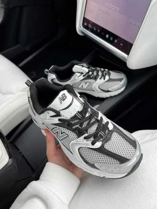 ‼️Останній 36/37/38/41 Розмір‼️Кроссовки New Balance 530 Black Silver/Кросівки NB /Жіночі Нью Беланс — фото 2