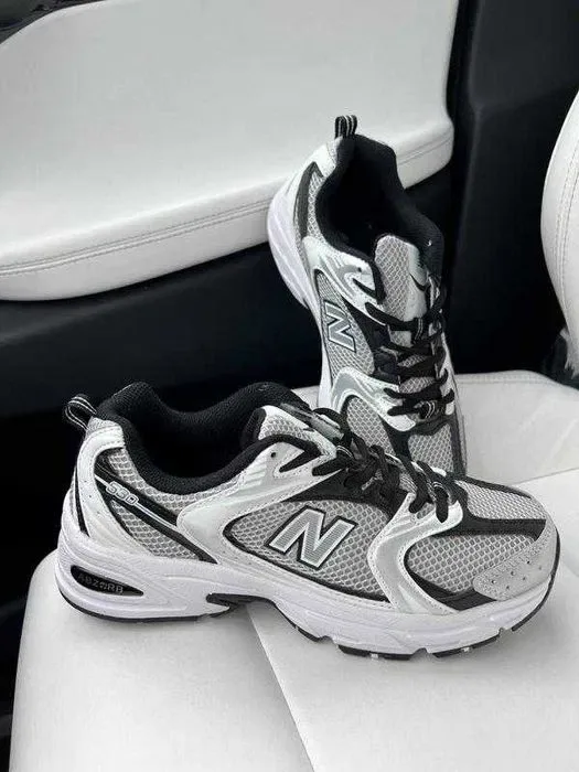 ‼️Останній 36/37/38/41 Розмір‼️Кроссовки New Balance 530 Black Silver/Кросівки NB /Жіночі Нью Беланс — фото 3