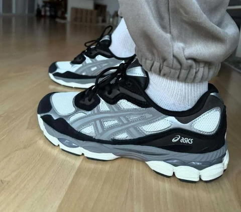 ‼️Останній 38/39/40 Розмір‼️Кроссовки Женские Asics Gel-NYC Black Ivory Grey/Кросівки Жіночі Асікc