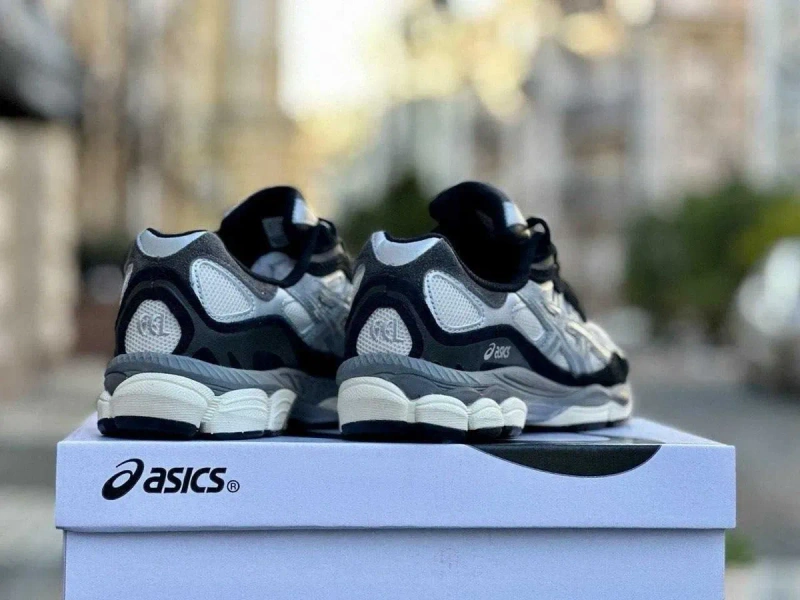 ‼️Останній 38/39/40 Розмір‼️Кроссовки Женские Asics Gel-NYC Black Ivory Grey/Кросівки Жіночі Асікc — фото 5
