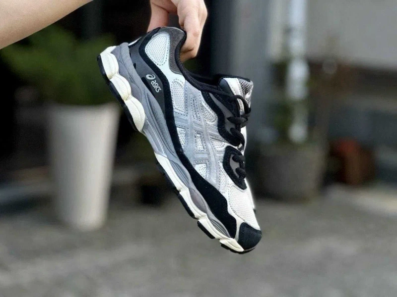 ‼️Останній 38/39/40 Розмір‼️Кроссовки Женские Asics Gel-NYC Black Ivory Grey/Кросівки Жіночі Асікc — фото 6