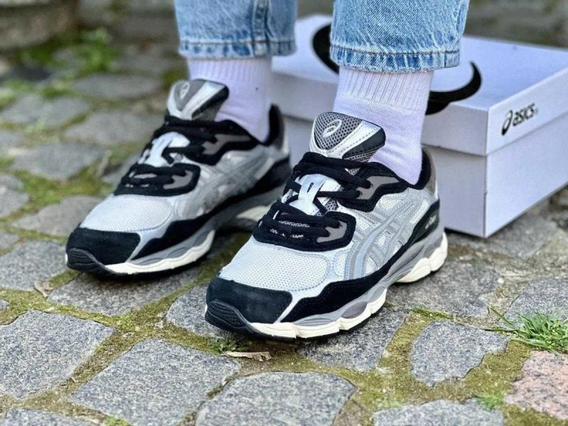 ‼️Останній 44 Розмір‼️Кроссовки Мужские Asics Gel-NYC 1090 Black Ivory Grey/Кросівки Чоловічі Асікc — фото 2