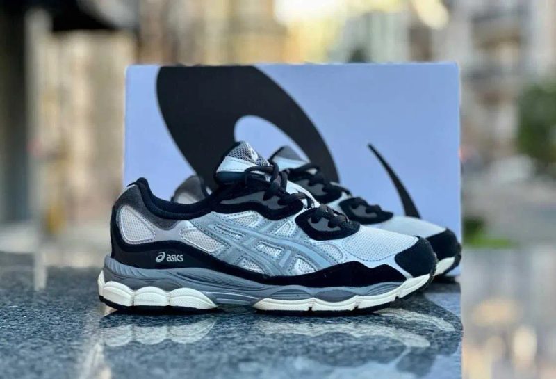 ‼️Останній 44 Розмір‼️Кроссовки Мужские Asics Gel-NYC 1090 Black Ivory Grey/Кросівки Чоловічі Асікc — фото 5