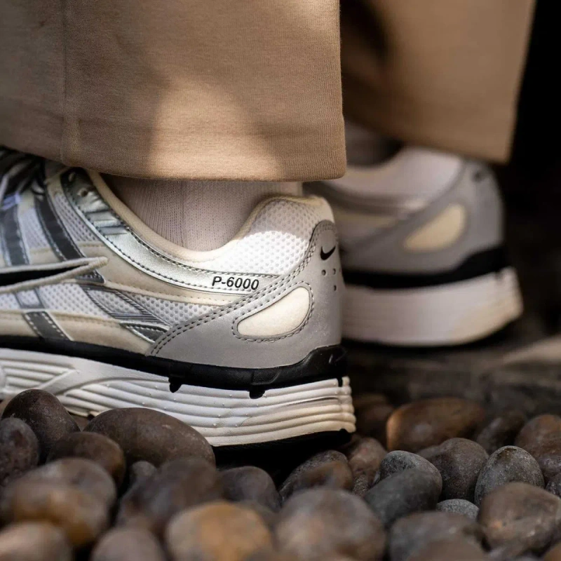 ‼️Останній Розміри‼️Кроссовки Мужские Nike P6000 Flat Pewter / Grey Beige Green/Кросівки Чоловічі Найк — фото 3