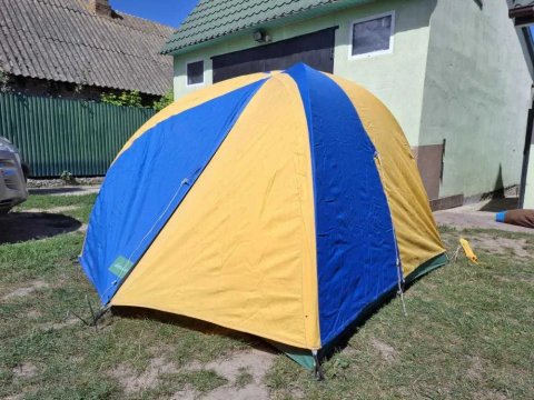Палатка коттонова 3місна з Європи