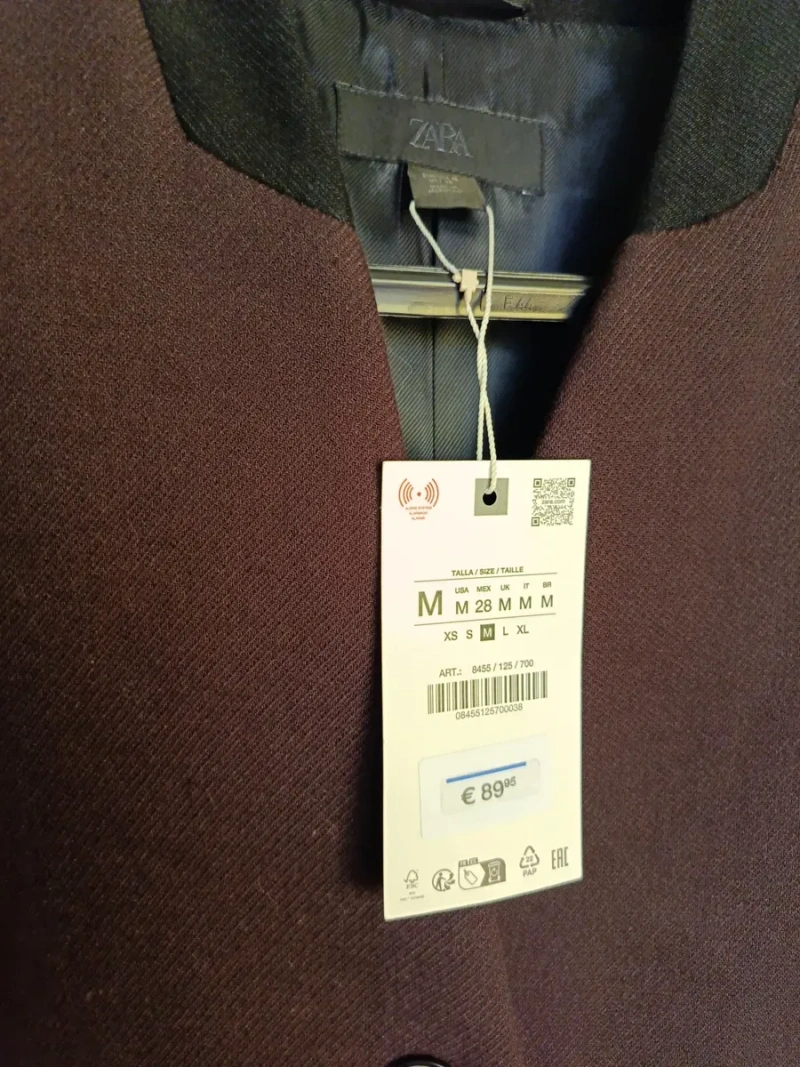Пальто подовжене  Zara нова колекція в упаковці з бірками — фото 7