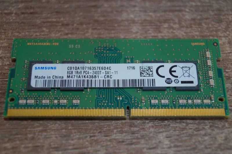 Пам'ять для ноутбуків Samsung 8 GB SO-DIMM DDR4 2400 MHz TVOYO — фото 6
