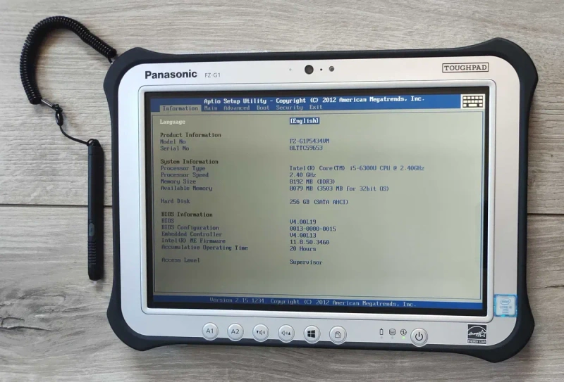 Panasonic FZ-G1 MK4 10.1" IPS FullHD Touch i5-6300u/8GB/SSD 256GB/7h  !Like NEW! — фото 4