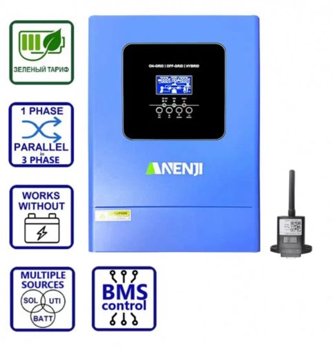 "Паралельний" Anenji 6.2KW 48V ANJ-6200KW-48PL-WIFI