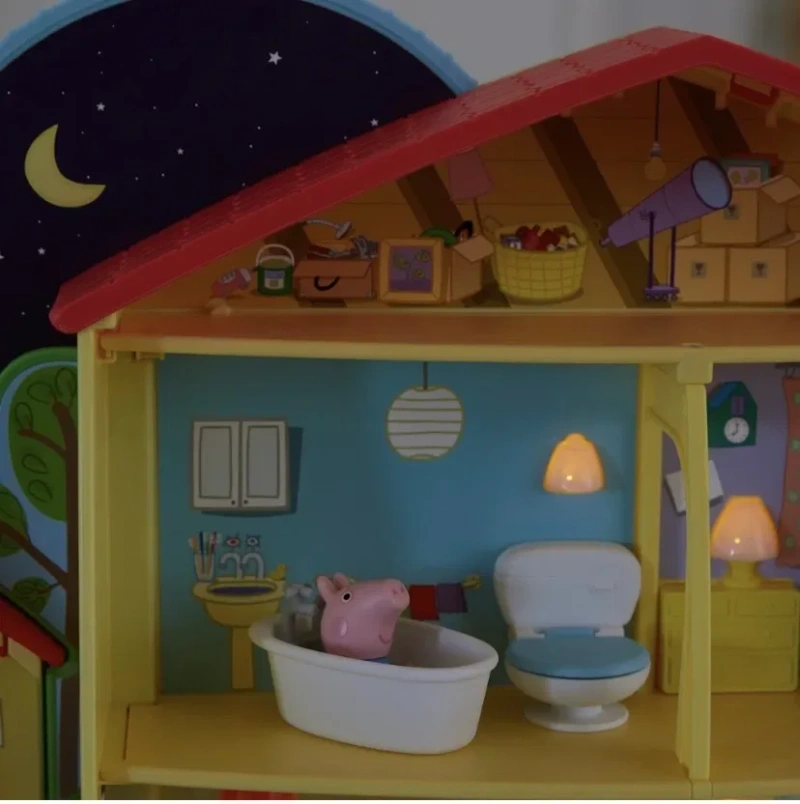 Peppa Pig будиночок будинок  «Готуємось до сну» Пеппа звук світло bedtime — фото 4