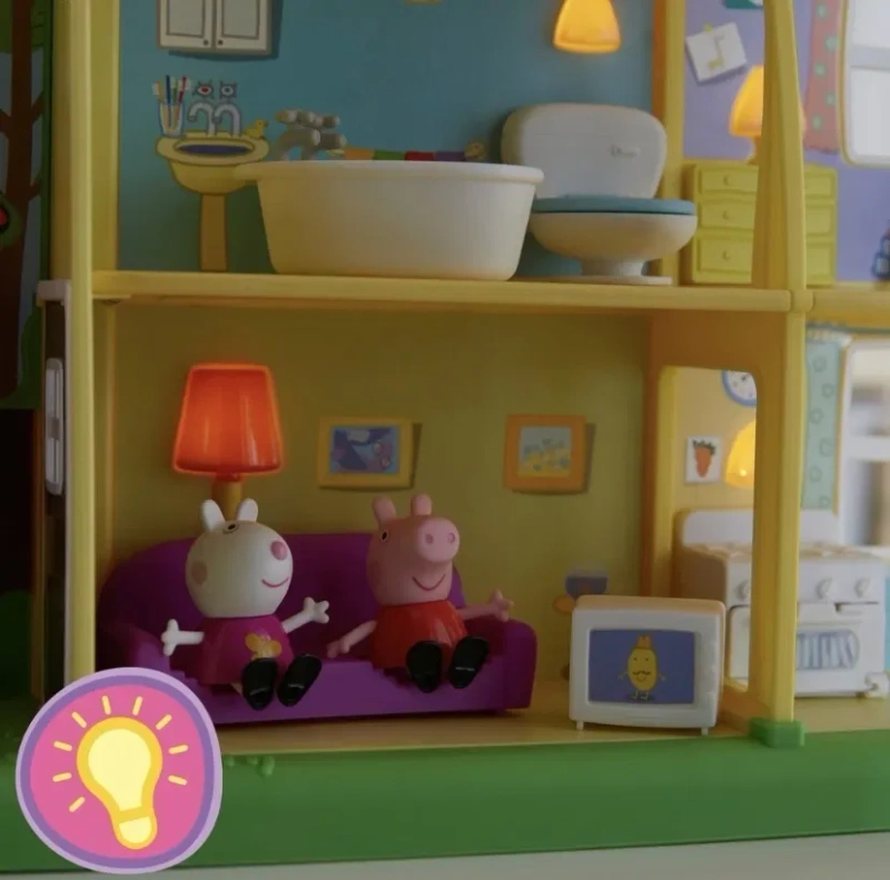 Peppa Pig будиночок будинок  «Готуємось до сну» Пеппа звук світло bedtime — фото 7