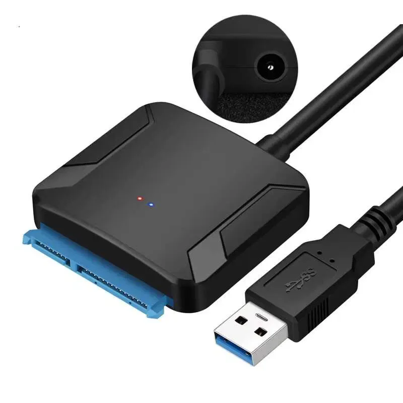 Перехідник SATA на USB для HDD та SSD. Кабель для підключення SATA — фото 3