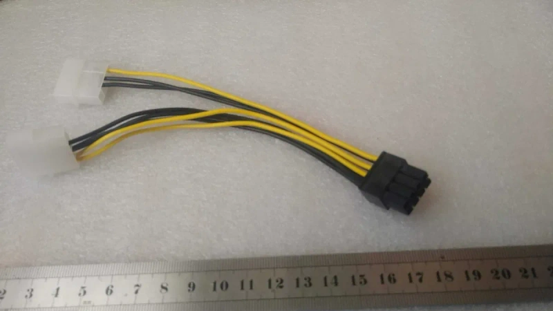 Переходник питания процессора/видеокарты CPU/GPU 4-8, 6-8, 4-6 pin — фото 6