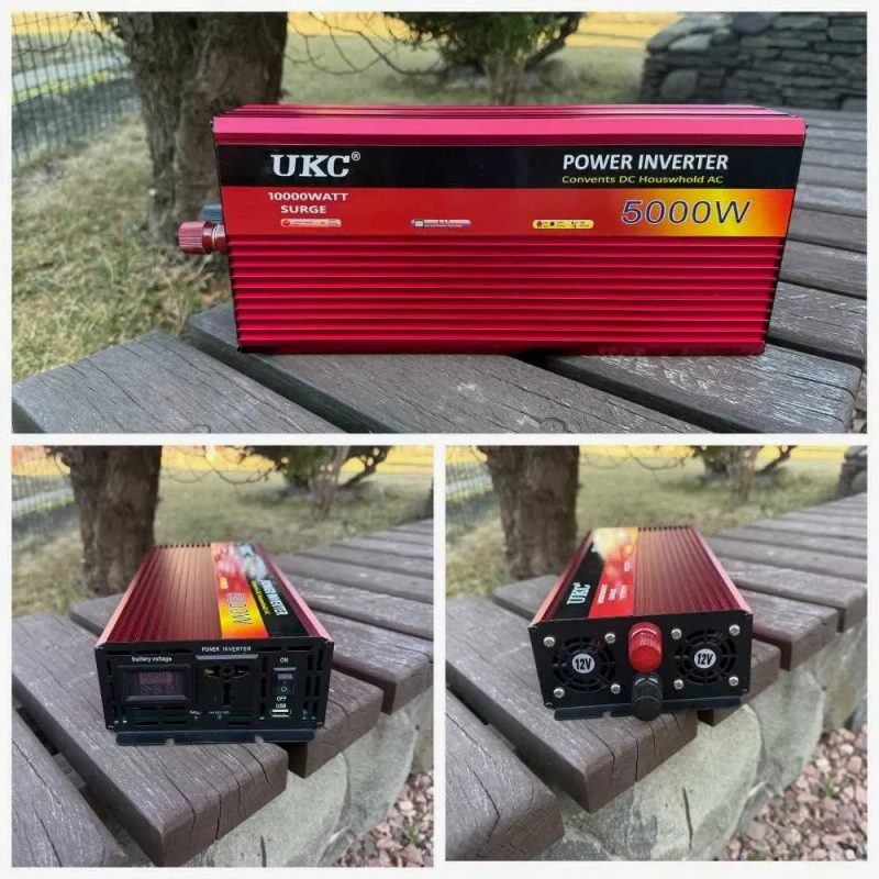 Перетворювач 12 220 чиста синусоїда 200w - 9000w.‼️  Перетворювач струму. Інвертор генератор. ДБЖ.  Перетворювач напруги. Безперебійник. Инвертор 12 — фото 4