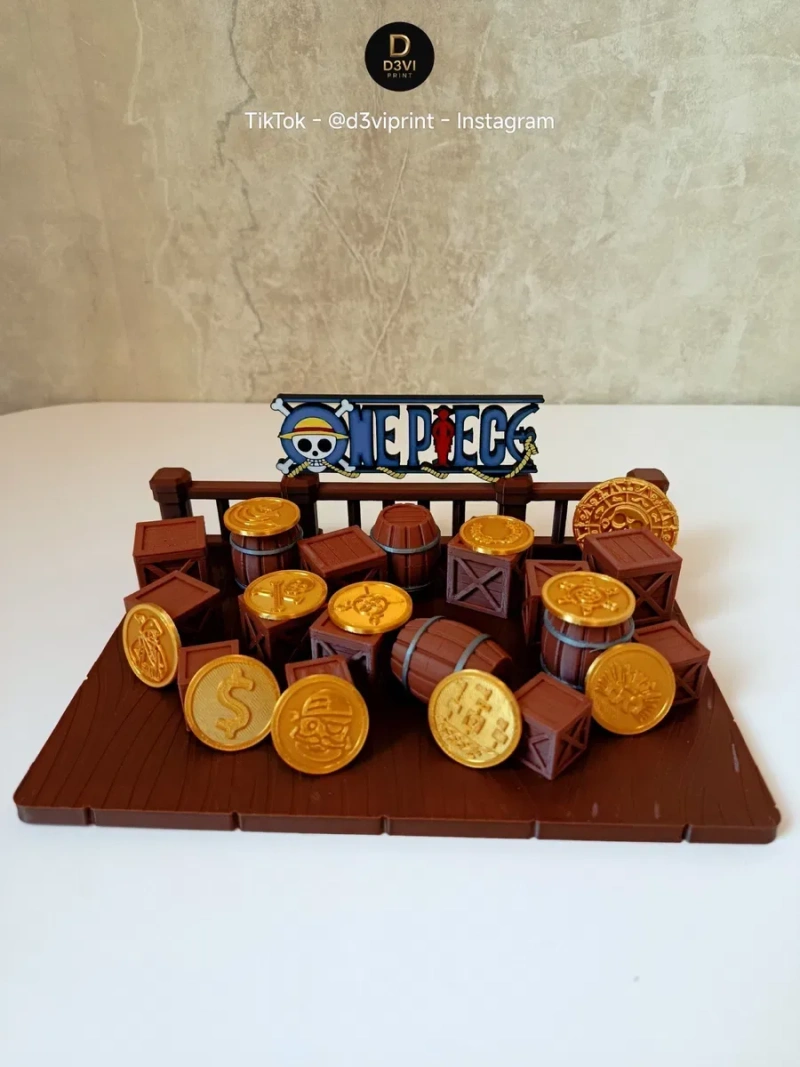 Піратський док One Piece‼️Стенд під фігурки Kinder Ван Піс Кіндер — фото 6