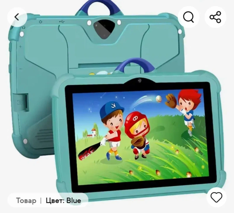 планшет дитячий BDF Kids Android 13 нова модель — фото 3