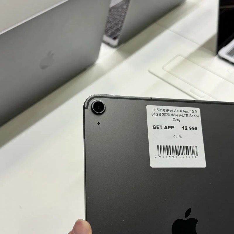 Планшет iPad Air 4 10.9” 64GB Wi-Fi+LTE • ГАРАНТІЯ • СТАН 9.4/10 115016 — фото 4