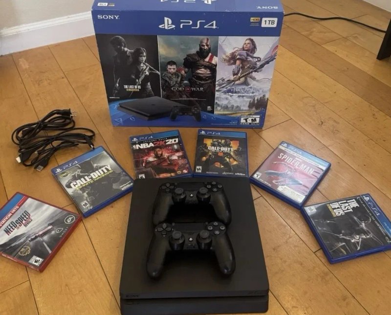 Playstation 4 slim 1 Tb /2 Геймпада!+Диски/Стан10/10+Гарантія! — фото 2
