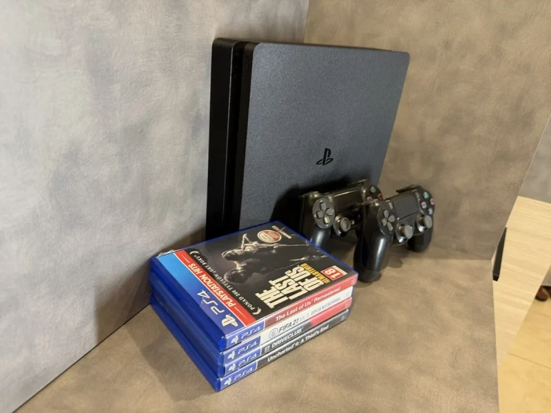 ‼️ Playstation 4 SLIM 1Tb 1000 Gb + 2 геймпади ps4 пс4 гарантія — фото 2
