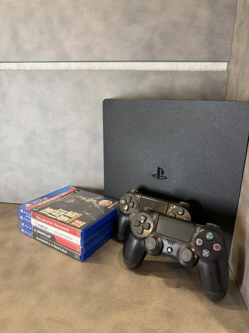 ‼️ Playstation 4 SLIM 1Tb 1000 Gb + 2 геймпади ps4 пс4 гарантія — фото 4
