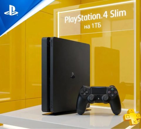 Playstation 4 Slim 1TB встановлено підписку саму Топ Premium Deluxe  + 500 ігор