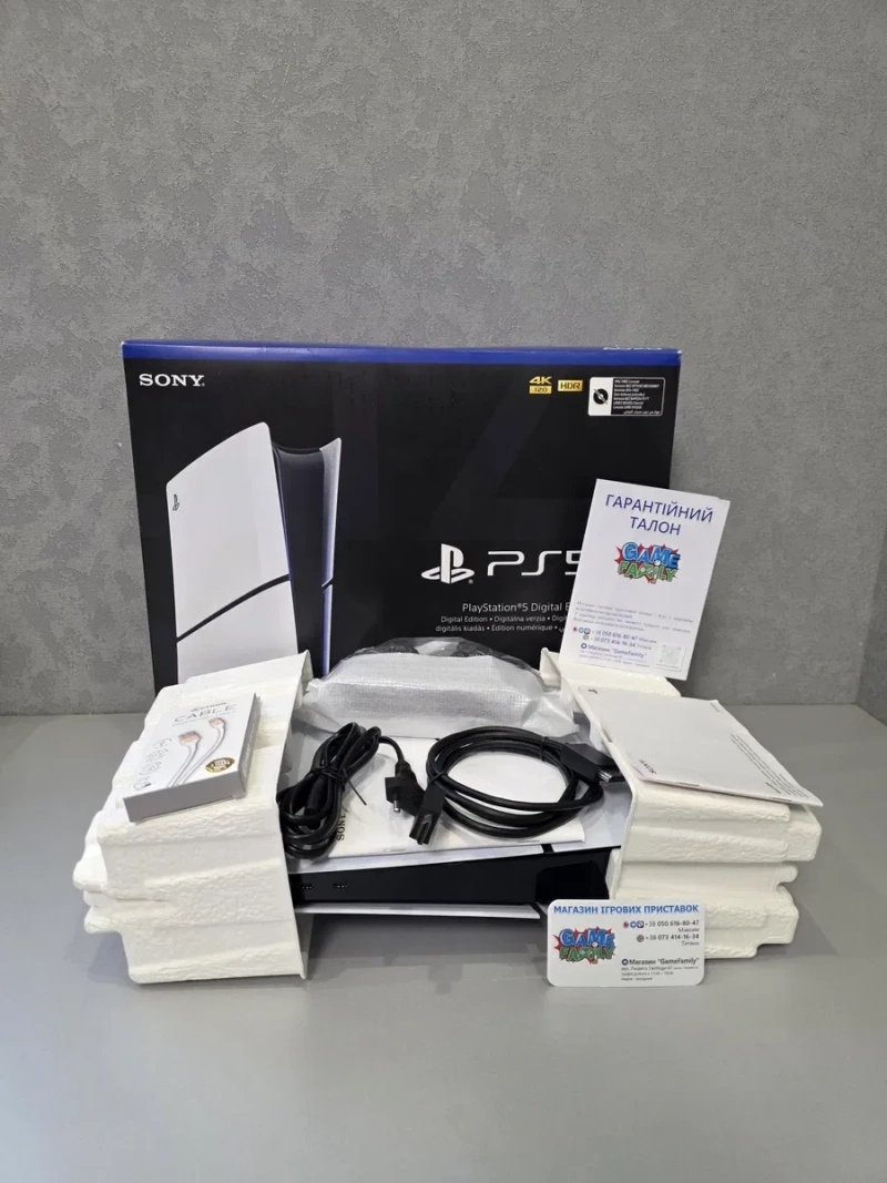 Playstation 5 Ps5 Ps Sony Slim Model CFI2016 CFI-2016 CFI 2016 Digital Edition 12 Місяців Гарантія Магазин SSD 1TB 1024GB — фото 2