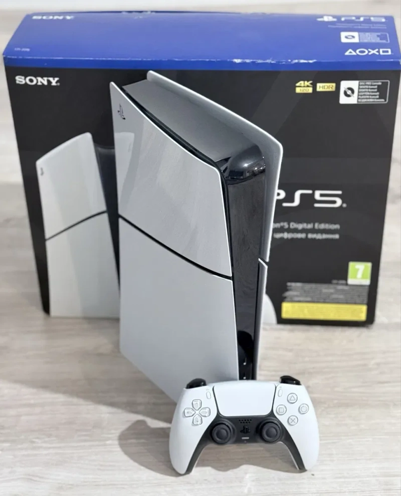 PlayStation 5 Slim 1tb Digital Edition ps5 приставка — фото 2