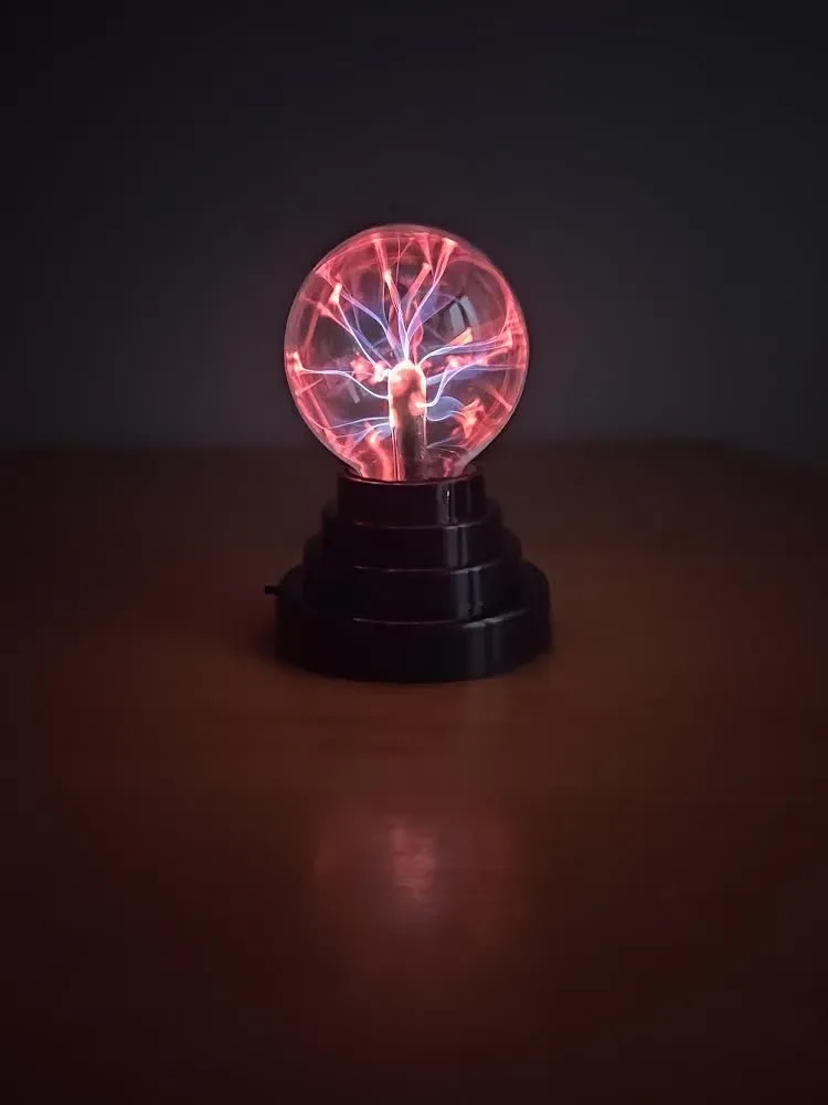 Плазмова куля Тесли Plasma Light з блискавками 3,5 дюйма — фото 4